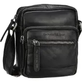The Chesterfield Brand echt Leder Herren Schultertasche Umhängetasche Bremen schwarz