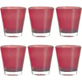 Leonardo Glas "Trinkgläser Burano 330 ml 6er Set lila"