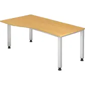 Hjh OFFICE PRO QUEO 18 S - Buche 180 x 100 höhenverstellbar