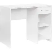 Skye Decor , Cms-505-Bb-1, Schreibtisch, Weiß, 100 % MELAMINBESCHICHTETE SPANPLATTEN, 90 x 52 x 75 cm