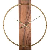 Nextime 3195BR, Wand, Quarzuhr, andere, Braun, Edelstahl, Erwachsene