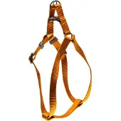 Karlie Art Sportiv Plus Geschirr 1-2-3 Step and Go universal Farben Mix and Match, Farbe:orange, Größe:60 - 90cm x 25mm