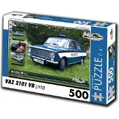Retro-auta Puzzle Nr. 04 - VAZ 2101 VB (1973) 500 Teile