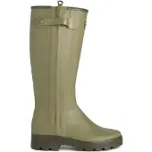Le Chameau Gummistiefel Chasseur Cuir Vert-Schuhgröße 49