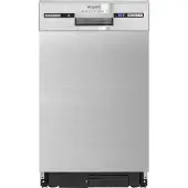 Exquisit Geschirrspüler EGSP9309-EF-030E inox | Spülmaschine 45 cm | ECO-Modus | Maßgedecke: 9 | Unterbaugerät