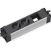 Bachmann STEP ALU 2x Schutzkontakt 1x ABD
