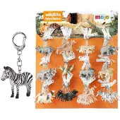 Massamarkt Mojo Keychain -Safaridier- 10Ass (72Db)