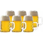 Stölzle Bierkrug "Bierkrüge Kaiser 0,3 Liter 6er Set transparent"