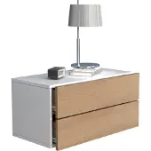 Hioshop Holz Wandschublade Nachtschrank Wandboard Schublade Konsole Nachttisch Usal L 60 cm