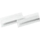 Durable Etikettentasche Hard Cover, B 100 x H 38 mm, selbstklebend, mit Permanent-Klebestreifen, rückstandsfrei ablösbar, PET Hartfolie, transparent