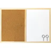 Idena Kombitafel 60x40cm Whiteboard und Pinnwand