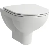 Laufen PRO Wand-WC, Tiefspüler, spülrandlos, 530x360mm, offene Befestigung, H820960A000001, Farbe: Weiß mit LCC Active