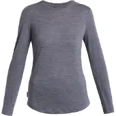 Icebreaker T-Shirt Merino 125 Cool-Lite Sphere III LS Damen Midnight Navy Heather-XS