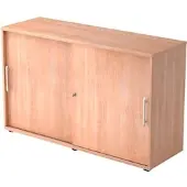 Hammerbacher Schiebetürschrank 2OH 120cm RE Nussb./Nussb.