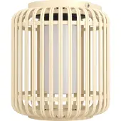 Eglo Solar-Tischlampe Marliano Rattan gerade