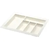 Agoform Besteckeinsatz Classico kürzbar 440x540x50,5mm, Kunststoff weiss
