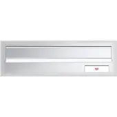 Renz Frontplatte kombinierbar, eckig, 300 x 110 mm, Aluminium silber eloxiert