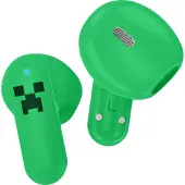 OTL TECHNOLOGIES MINECRAFT Kopfhörer grün In-Ear TWS Slide mit LED