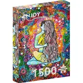 Enjoy Puzzle Puzzle Cosmic Love - 1500 Teile buntes Motiv