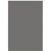 vidaXL Verdunkelungsrollo Grau 100x130 cm Stoffbreite 95,7cm Polyester