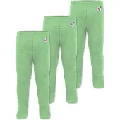Normani 3er Pack Baby Merino Hose mit Füssen - 9541