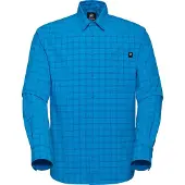Mammut Lenni Longsleeve Shirt Men glacier blue-marine