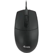 Equip USB-Silent-Maus, Beidhändig, Optisch, USB Typ-A, 1200 DPI, Schwarz