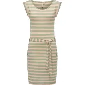 Ragwear Sommerkleid "Tagg Stripes" Eingrifftaschen gestreiftes Damen Minikleid mit Taillenband und Taschen