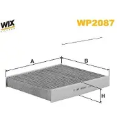 WIX FILTERS Filter, Innenraumluft WP2087