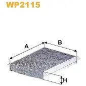 WIX FILTERS Filter, Innenraumluft WP2115