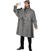 Thetru Herren Sherlock Holmes Mantel und Hut