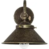 Licht-Erlebnisse Wandlampe Messing massiv in Bronze verstellbar E14 Wandleuchte Küche