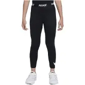 Nike für Mädchen. 3UB293 Leggins Essent Dri Fit schwarz (7/6años= 116/122cm), Sportlich, Camouflage, Laufen, Multisport, Polyester, Kinderbe