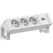 Bachmann DESK2 white 3xUTE 0,2m GST18 RAL9010