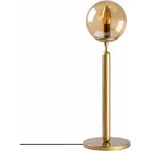 Opviq , Vintage Tischlampe mit Metallkörper, Glasabdeckung, 18 x 18 x 52 cm | Kabel 200 cm, E14 Fassung, max. 40 W | Elegantes Design für modernes Wohnen & Hotels