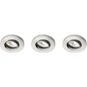 Philips myLiving 579601716, Einbaustrahler, GU10, 3 Glühbirne(n), Halogen, 2800 K, Chrom