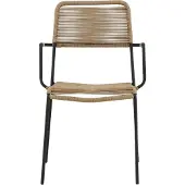 Ebuy24 Lounge-Sessel Lindos Braun