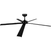 Beacon Lighting Deckenventilator Monza schwarz DC leise Ø 152 cm IP55, schwarz, für Wohn- / Esszimmer, Aluminium, Modern