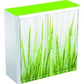Easy Rollladenschrank easyoffice BxTxH 86x37,5x104cm Bambus