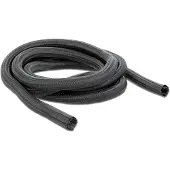 DeLOCK Geflechtschlauch selbstschließend 5 m x 13 mm schwarz