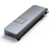 Hyper HyperDrive DUO Pro - Dockingstation - USB-C x 2 - HDMI, USB4 - 1GbE - für Apple MacBook Air, MacBook Pro