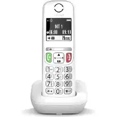 Gigaset E270, DECT-Telefon, Kabelloses Mobilteil, Freisprecheinrichtung, 100 Eintragungen, Anrufer-Identifikation, Weiß
