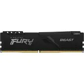 Kingston Technology FURY Beast 16GB 3600MT/s DDR4 CL18 DIMM Black, 16 GB, 1 x 16 GB, DDR4, 288-pin DIMM