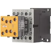 Eaton 191755 Sicherheitsschütz, 380 V 400 V: 4 kW, 2 S, 3 Ö, 230 V 50 Hz, 240 V 60 Hz, Wechselstrombetätigung, Schraubklemmen, Mit Spiegelkontakt