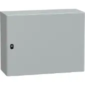Schneider Electric Electric NSYS3D6830P PanelSeT S3D Volltür mit Montageplatte H600xB800xT300.IP66 IK10 RAL7035.