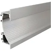 Deko-light 975491 Einbauprofil Trockenbau-Profil, Wandvoute EL-02-12 , Silber-matt