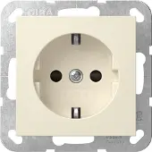Gira SCHUKO-Steckd. SP SRK System 55 Cremeweiß 418301