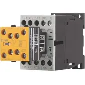 Eaton Power Quality Eaton 191723 Sicherheitsschütz, 380 V 400 V: 5.5 kW, 2 S, 3 Ö, 24 V DC, Gleichstrombetätigung, Schraubklemmen, Mit Spiegelkontakt (nicht für