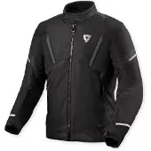 REV'IT! Revit Undulate H2O wasserdichte Motorrad Textiljacke, schwarz/weiß, M