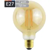 Avide E27 LED Filamentlampe 7W 725lm 2500K Extra Warmweiß Dimmbar G95